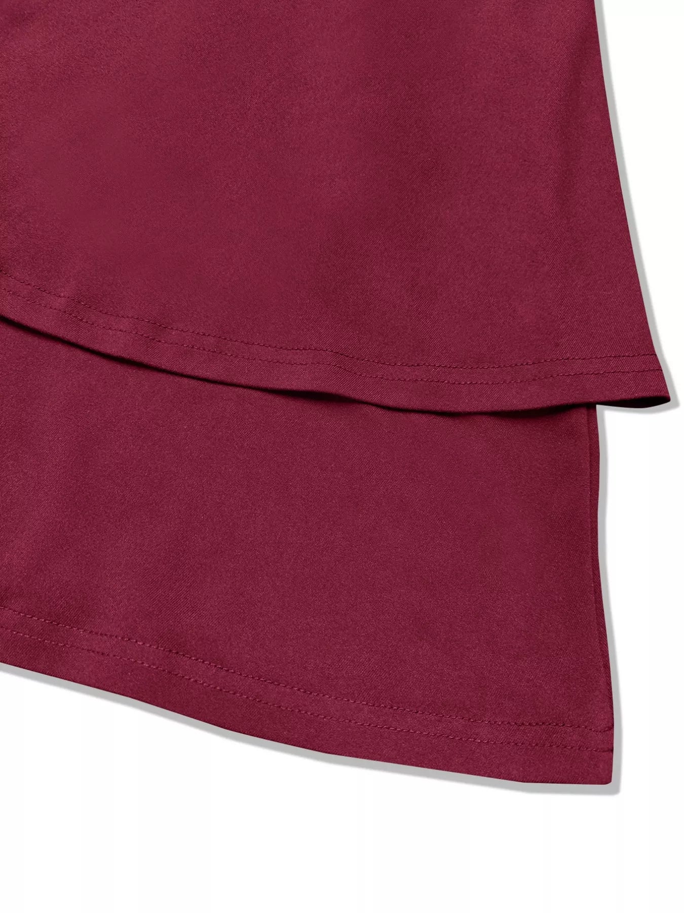  V-Neck Layered Ruffle Mini Dress Chic Summer Style