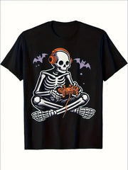 Becoming A Skeleton Gamer Video Game Halloween T-shirt