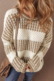 Saylor Round Neck Loose Sweater-2