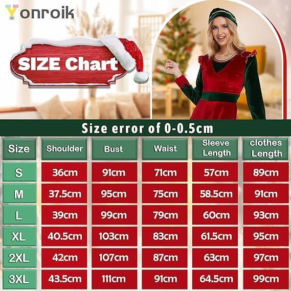  Christmas Elf Style Dress With Festive Street Look