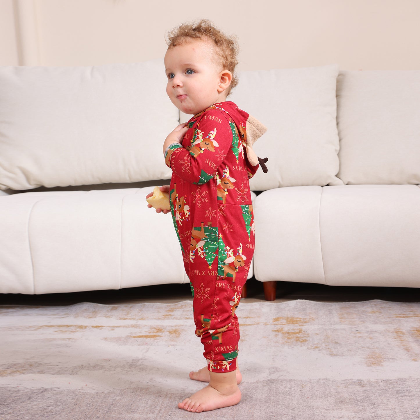  Cartoon Plaid Family Sleepwear Matching Homewear Set