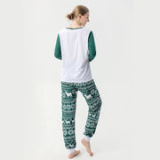 Family European And American Christmas Parent-child Printed Pajamas Set