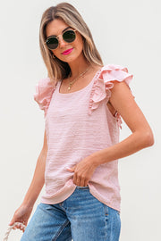 Katelyn Textured Bow Knot Blouse-2