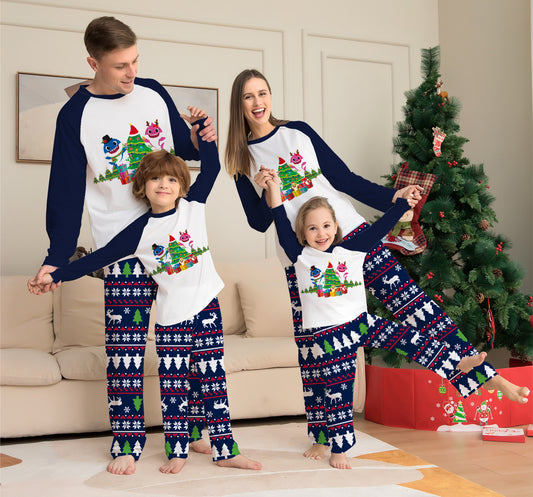 Family Plaid Cotton Pajamas Cozy Matching Homewear Set
