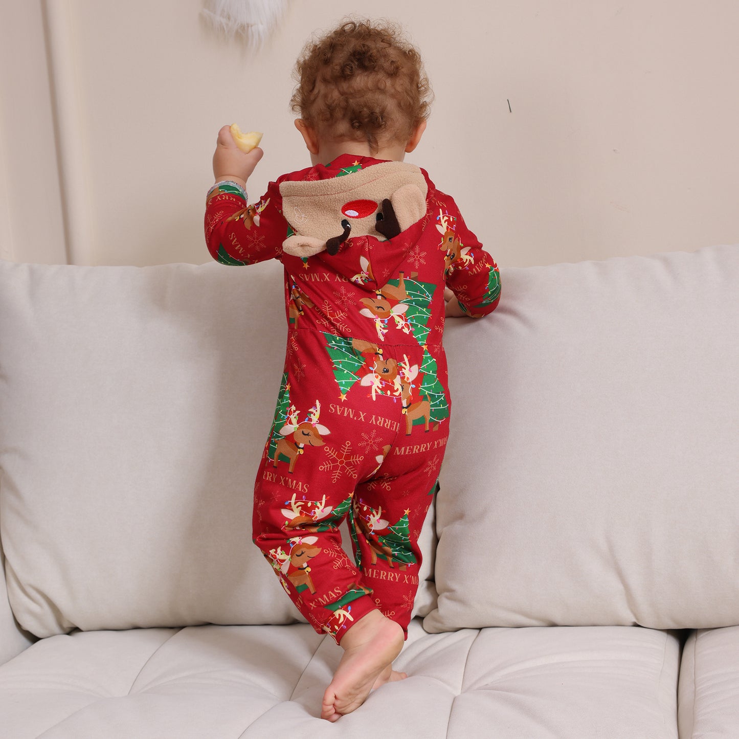  Cartoon Plaid Family Sleepwear Matching Homewear Set