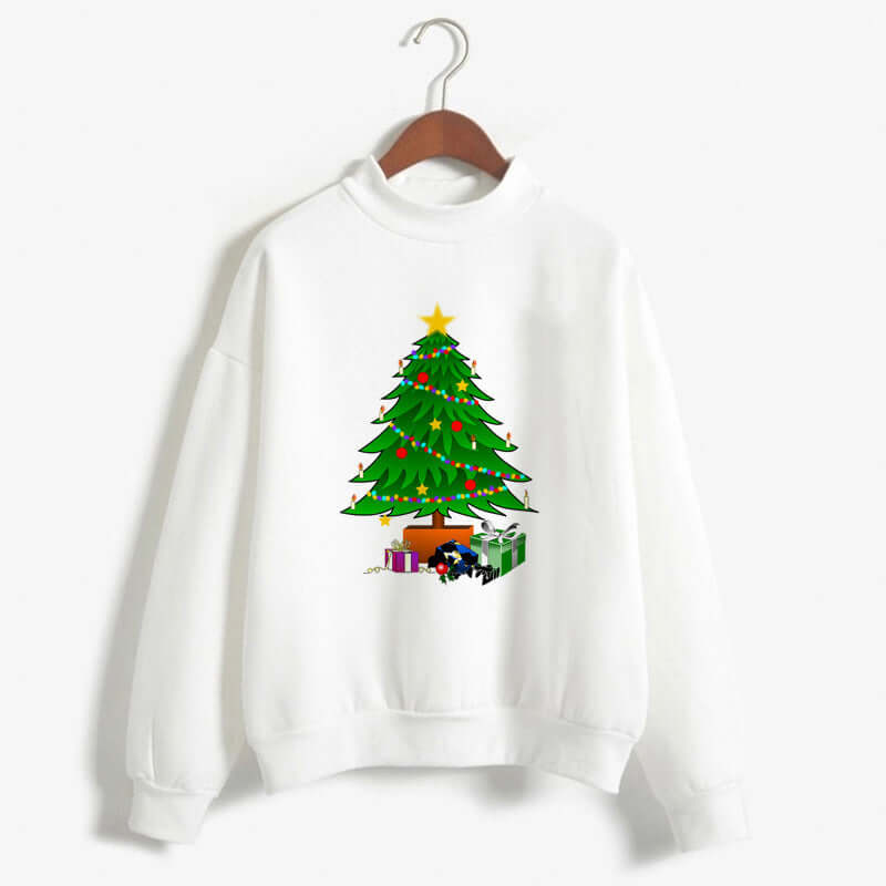Printed Casual Womens Sweater Soft Polyester Top
