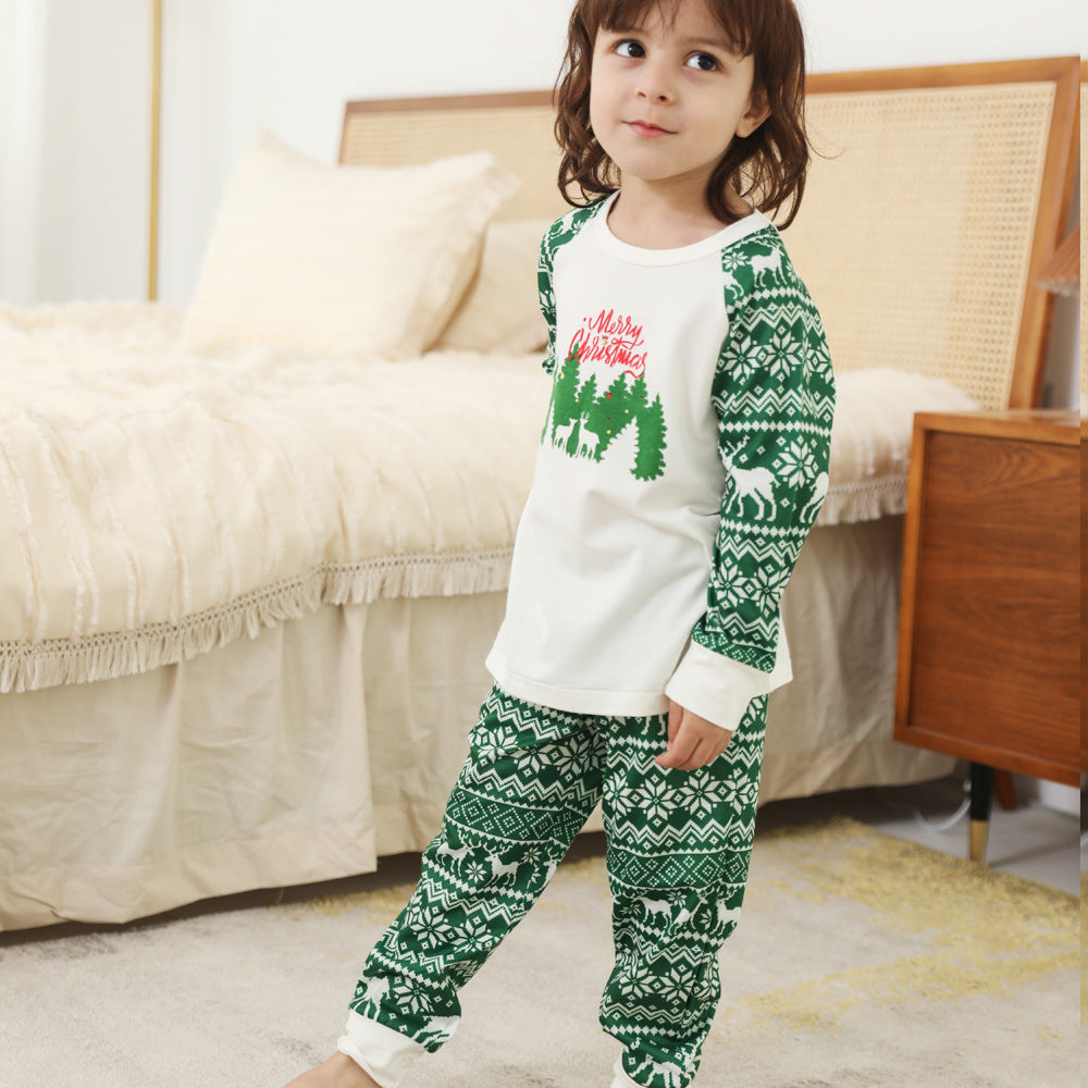 Cotton Print Homewear Set - Cozy Family Lounge Outfit