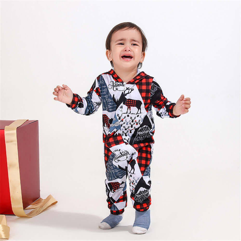  Red Polyester Bodysuit - Fashionable Simple Printed One-Piece