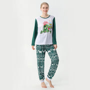 Family European And American Christmas Parent-child Printed Pajamas Set