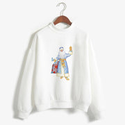 Christmas Printing Turtleneck Sweater Women