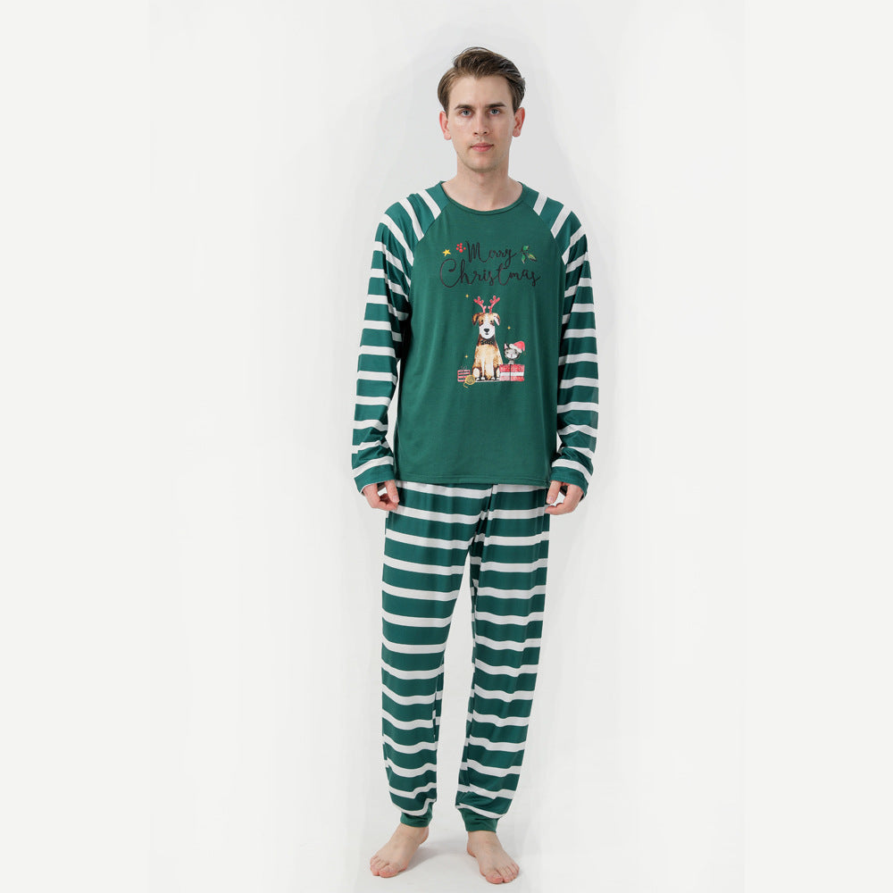 Cotton Cartoon Family Pajama Set - Cozy Homewear for All Ages