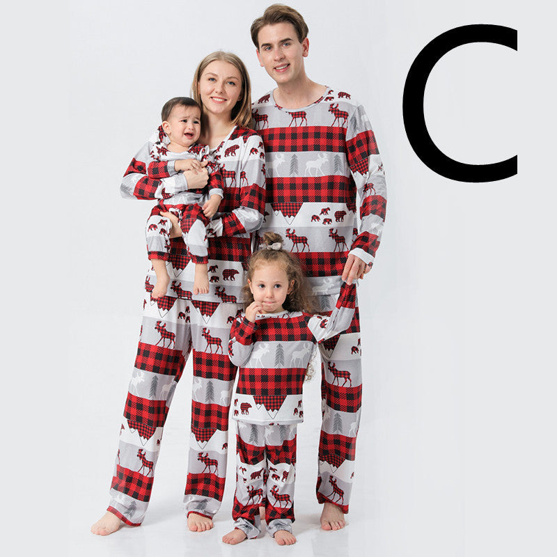 Family Cotton Printed Pajama Set – Comfortable and Stylish Loungewear