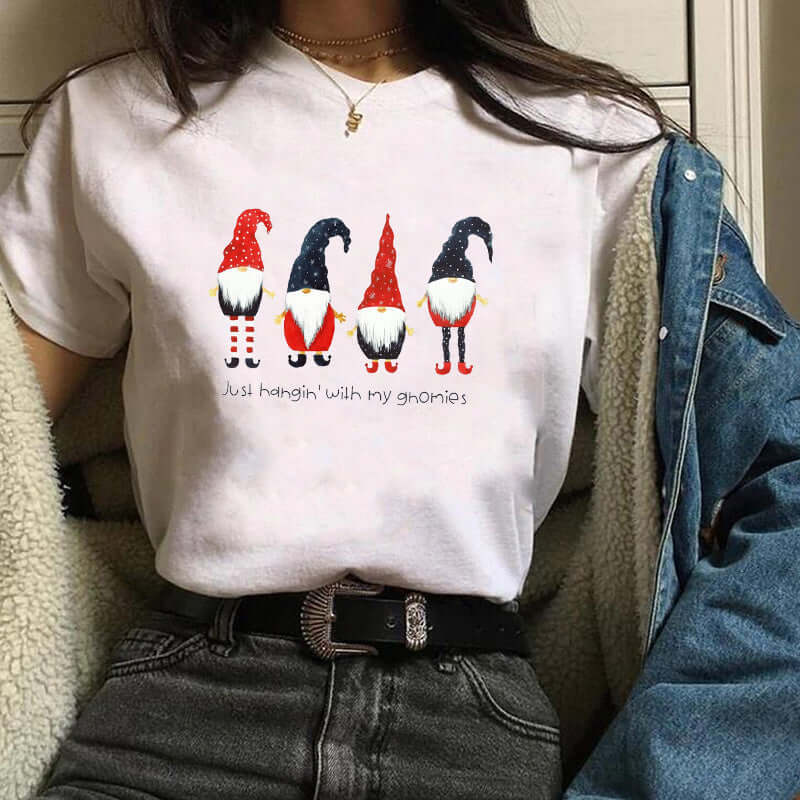 Soft Printed Modal Top Minimalist Fashion Style