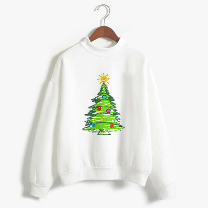 Printed Casual Womens Sweater Soft Polyester Top