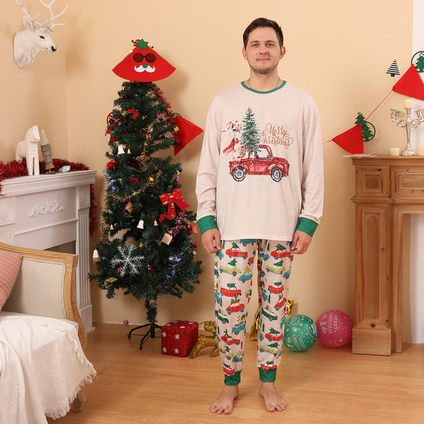Men's And Women's Family Pajamas Set