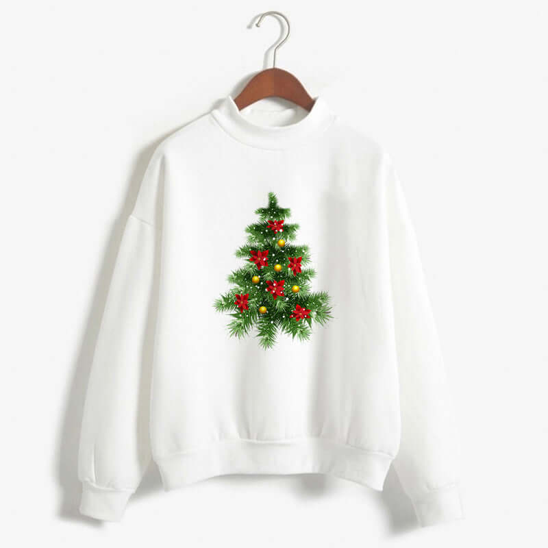 Printed Casual Womens Sweater Soft Polyester Top