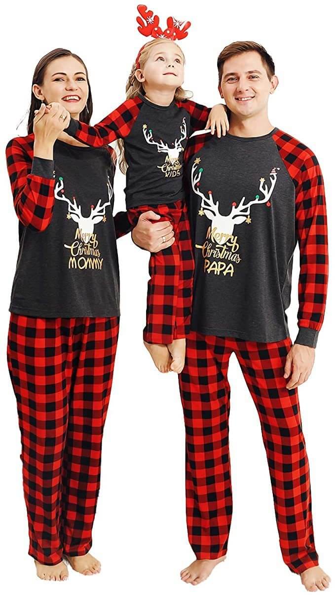 Family Cartoon Pajama Set for Cozy Home Style