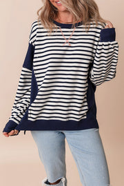 Sage Exposed Seam Loose Fit Sweatshirt-4